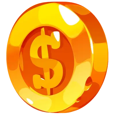 Coin icon for USDC online gambling payments